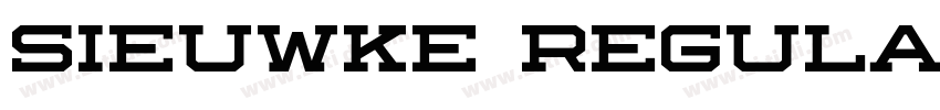 Sieuwke Regular字体转换